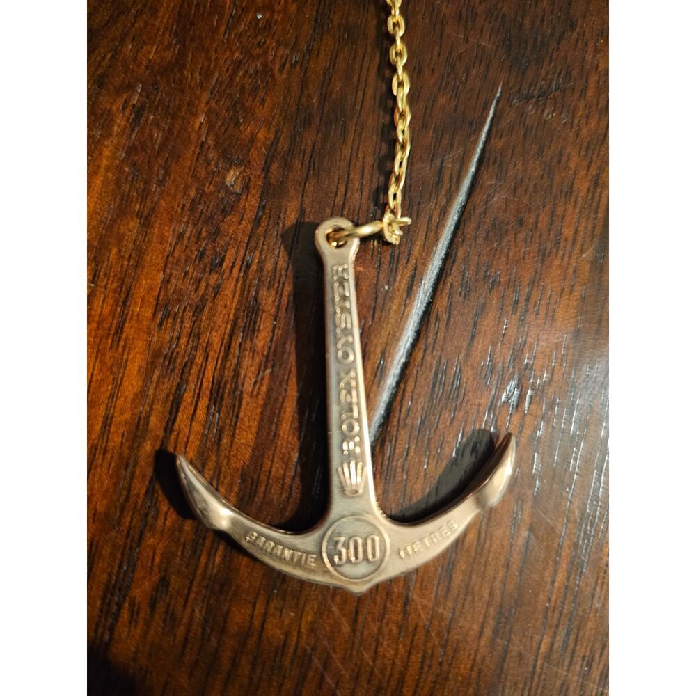Rolex Submariner Watch Anchor charm Key Chain key holder 1000ft/300m Submariner - Picture 3 of 3